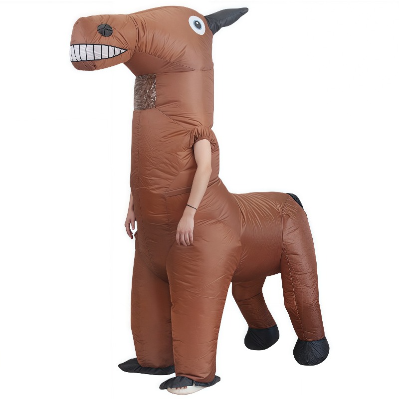 Mountain Biking Events - Inflatable Horse Costume Adult Funny Riding