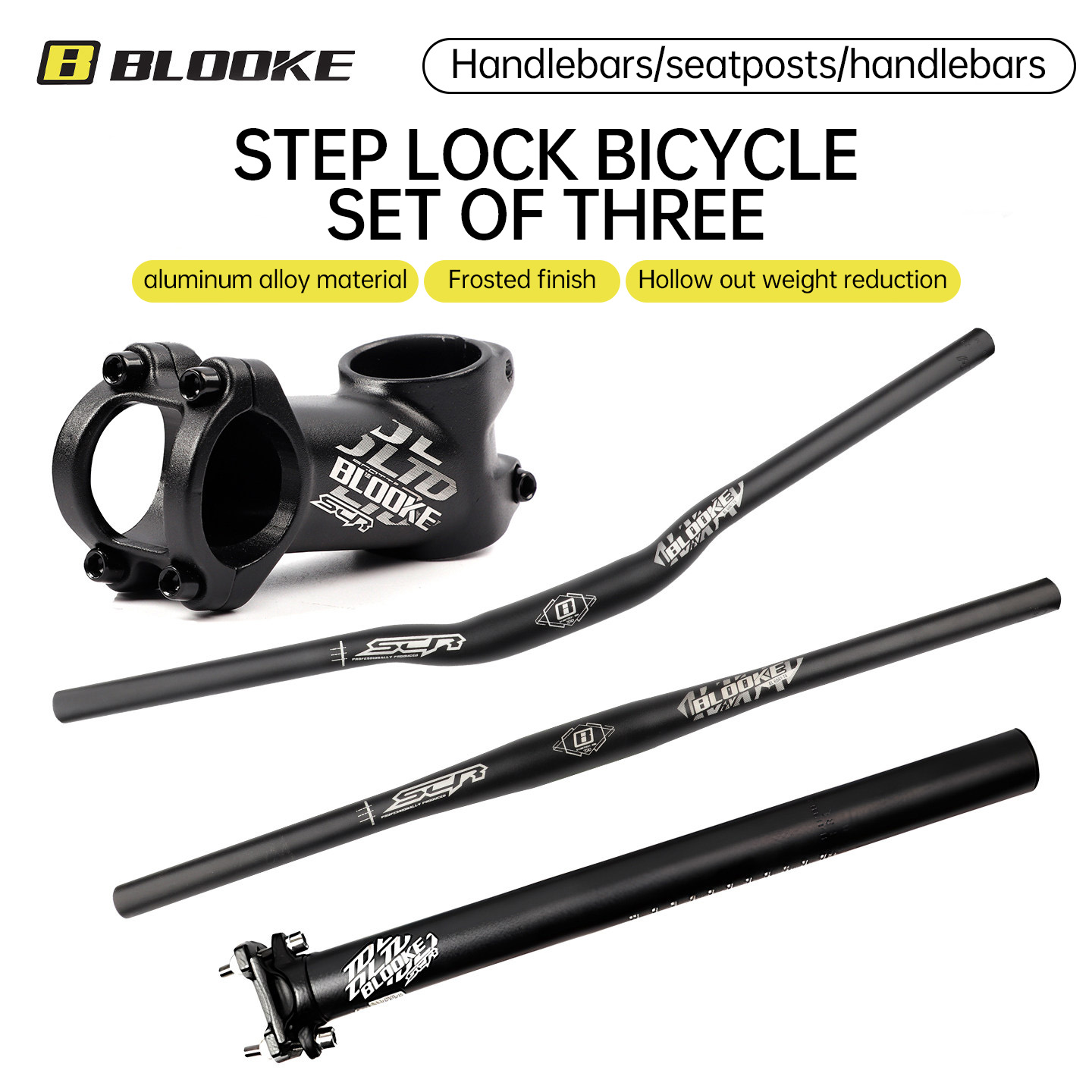 Mountain Biking Experience - BLOOKE Mountain Bike Handlebars Stem And