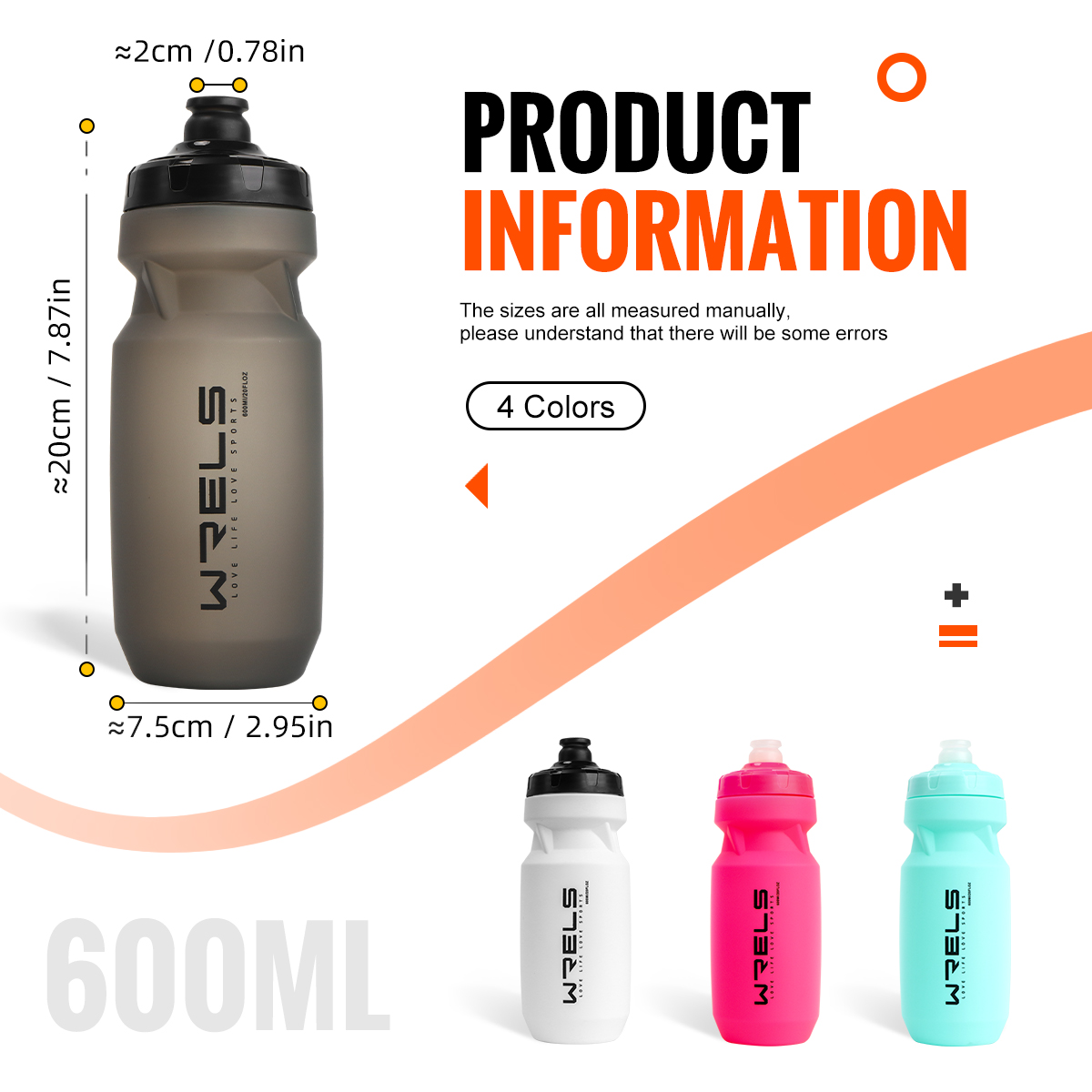 WRELS 600ML PP Bicycle Water B - Mountain Biking Water Bottle review and price